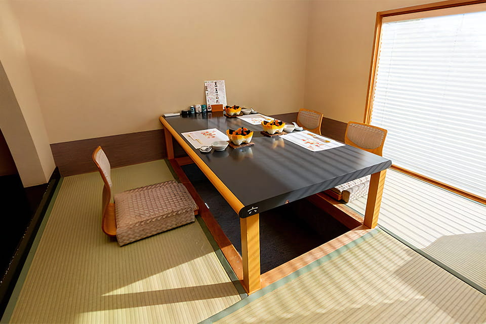 5名様まで堀ごたつ完全個室